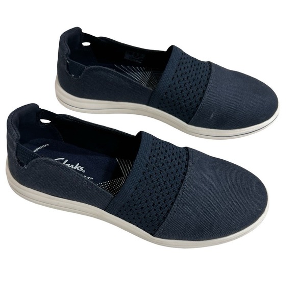 Clarks Women\'s Cloud Steppers Breeze Vibe Casual Flats Black‎ Size 6 M main image 0